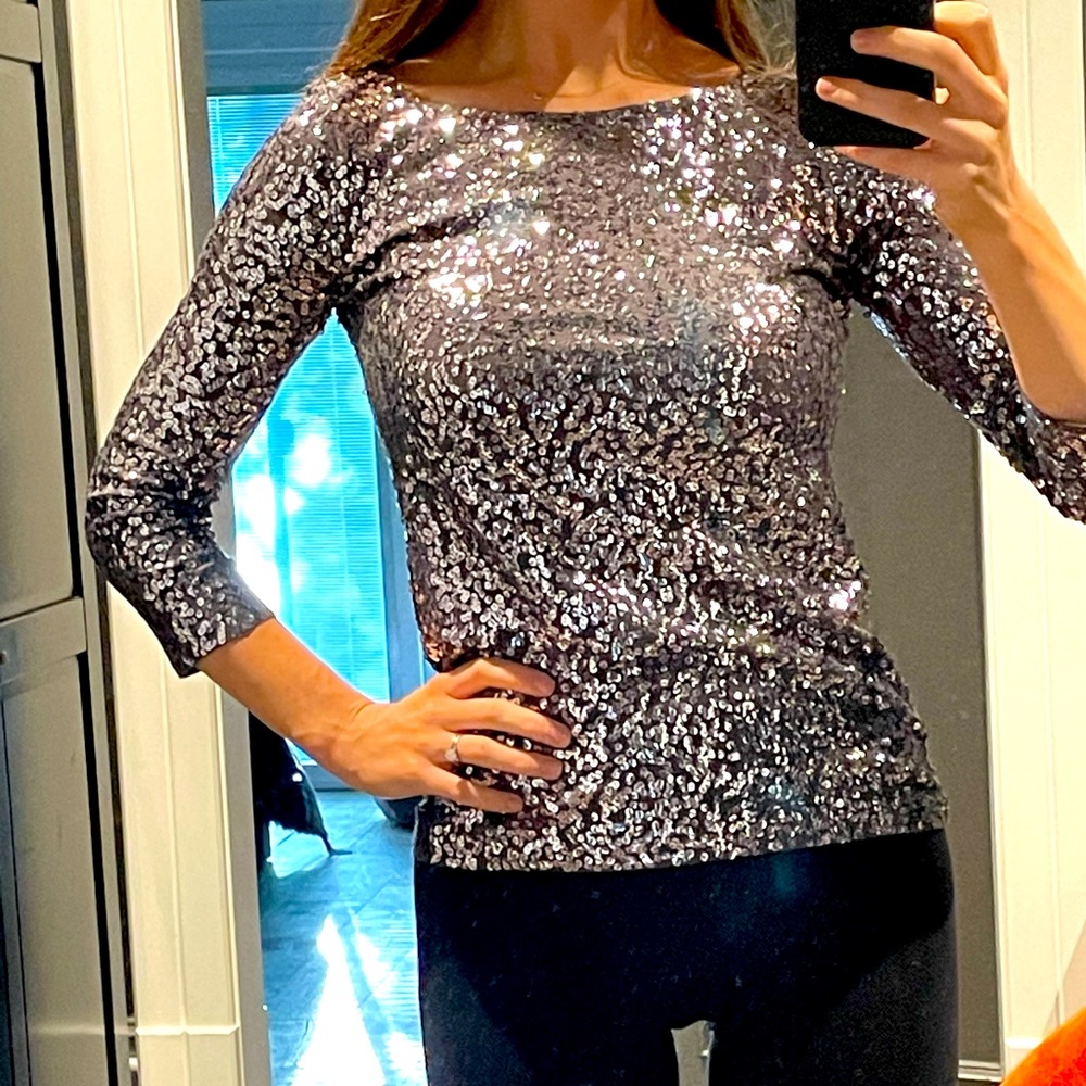 Sequin top